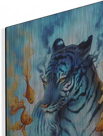 Tiger Fish Metal Wall Art by JoJoesArt 16x24