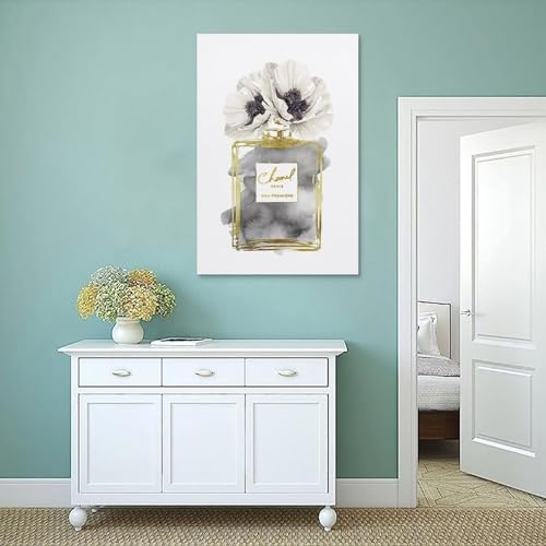 WEboL Modern Gold Print Wall Art 12x18inch