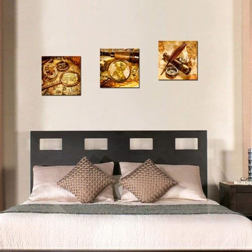 Biuteawal Vintage Canvas Wall Art Prints