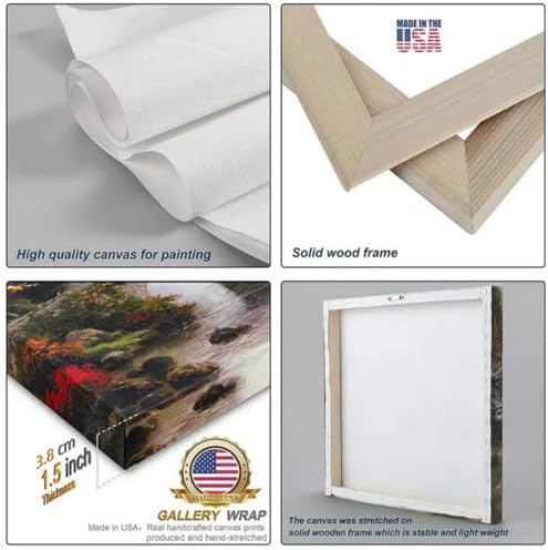 Fall Vintage Sunflower Canvas Wall Art 12x18 Inches