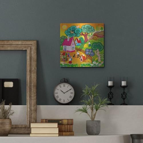 The Goat Tree Metal Wall Art 12x12 1
