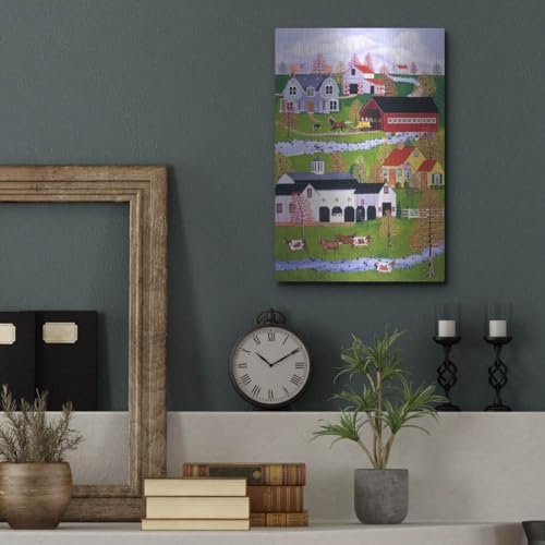 Yellow Buggy Ride Metal Wall Art 12x16