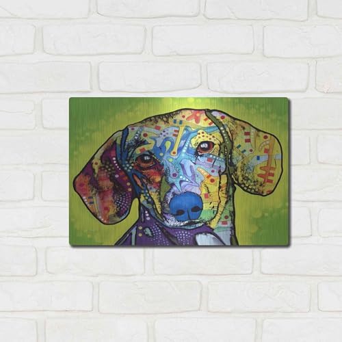 Dachshund Metal Wall Art 16x12 by Dean Russo