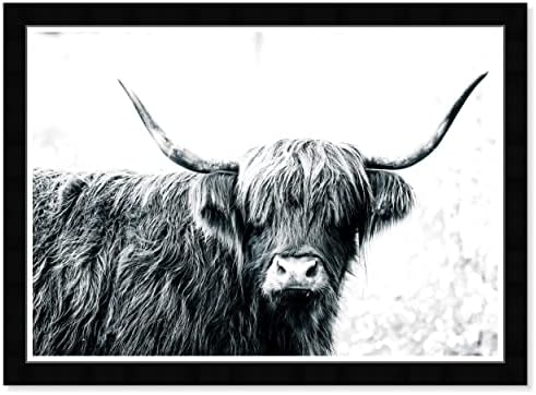 Wynwood Studio Animals Southwestern Rustic Cattle Wall Art