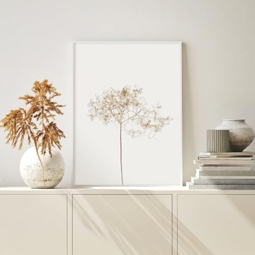 Dried Flower Wall Art Farmhouse Decor Poster