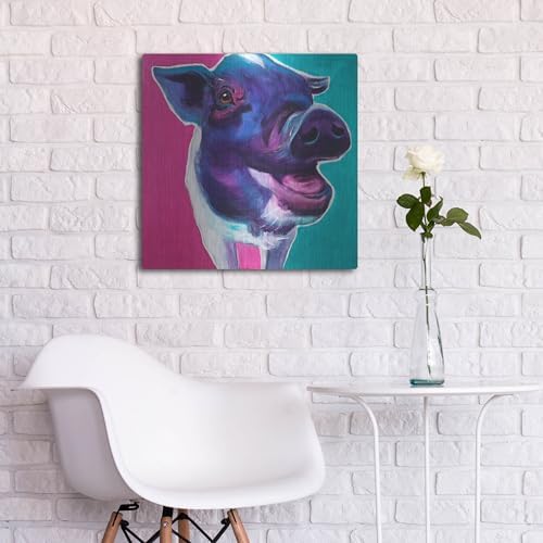 Pig - Sophie Metal Wall Art 24x24