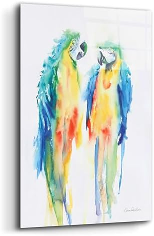 Colorful Parrots I Acrylic Wall Art by Alan Majchrowicz