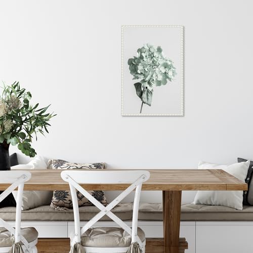 Amanti Art Framed Canvas Print 23x16 Green Dried Flower