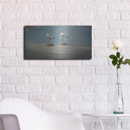 Silent They Wait Metal Wall Art 24x12 by Eunika Rogers