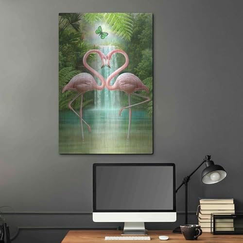 Lovers Metal Wall Art by Dan Craig 24x36