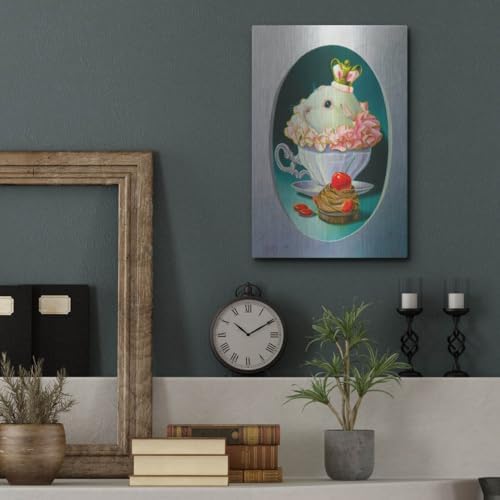 Luxe Metal Art The Guinea Pig With Sweets 12x16