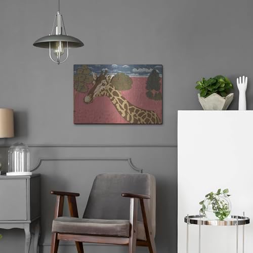 Savanna Stroll Metal Wall Art 24x16