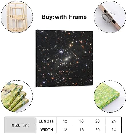 James Webb Space Telescope Poster Artwork 20x20inch Wall Decor