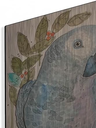 Polly Parrot Metal Wall Art 16x24 Inches