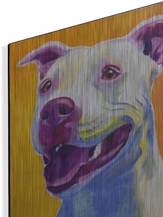 Pit Bull - Honey Metal Wall Art 12x16