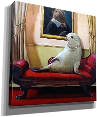 Epic Graffiti Trophy Wife by Lucia Heffernan Canvas Art 26x26