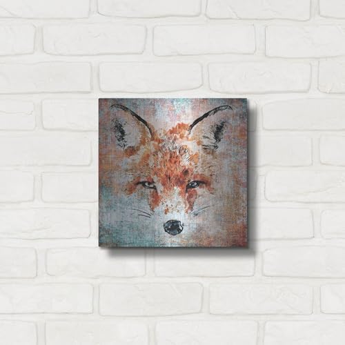 Red Fox 3 Metal Wall Art by Irena Orlov
