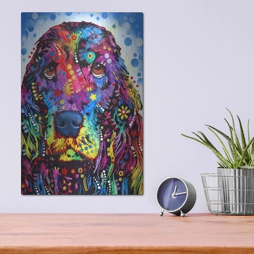 Cocker Spaniel 2 Metal Wall Art by Dean Russo 12x16