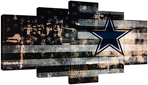 Dallas Cowboys Football Poster Wall Art Set