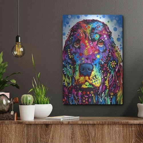 Cocker Spaniel 2 Metal Wall Art by Dean Russo 12x16