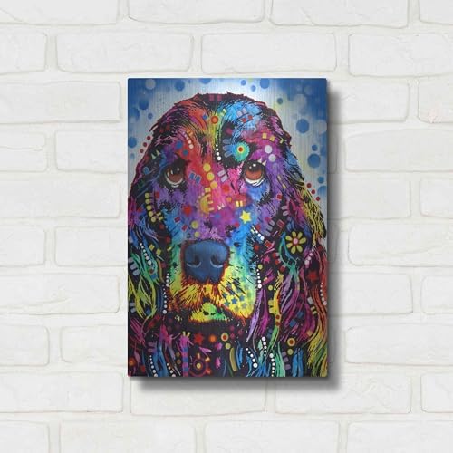 Cocker Spaniel 2 Metal Wall Art by Dean Russo 12x16