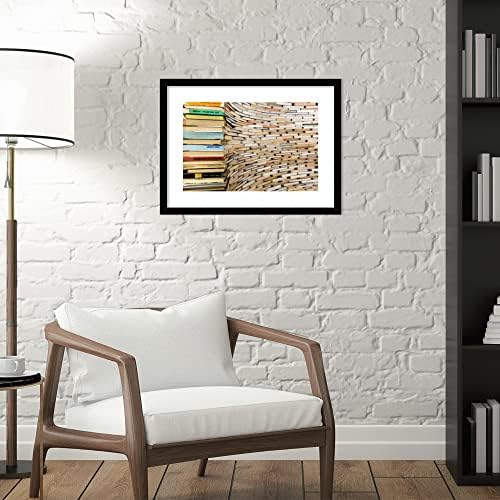 Amanti Art Framed Wall Art 16x21 Book Sculpture Print