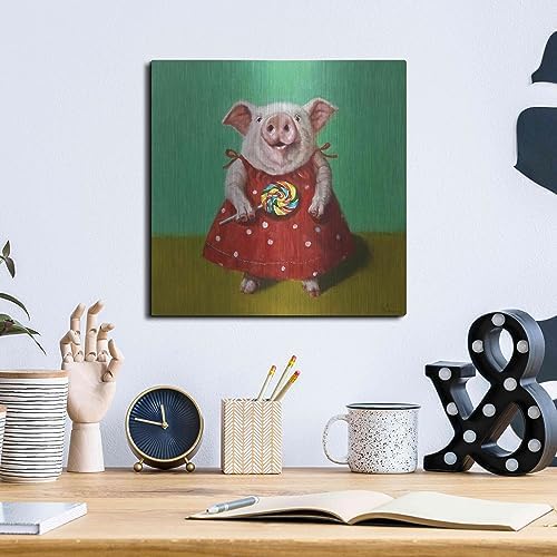 Sticky by Lucia Heffernan 12x12 Metal Wall Art