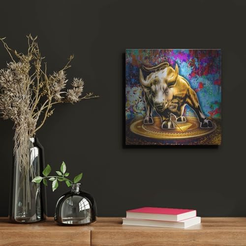 Ethereum Bull Market Metal Wall Art 12x12