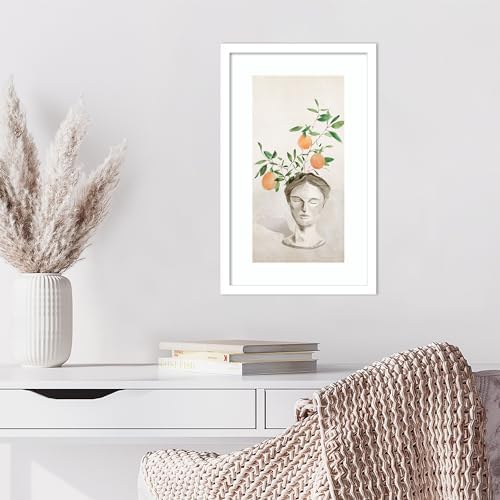 Amanti Art Framed Wall Art Print 21x13 Head Planter I by Isabelle Z