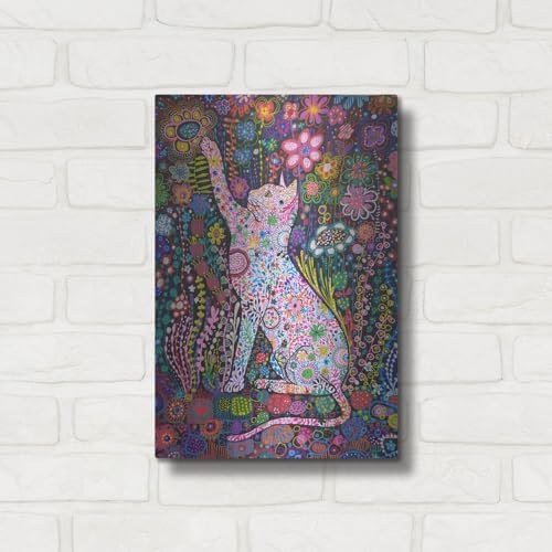 Gato2 by Noemi Ibarz Metal Wall Art 12x16