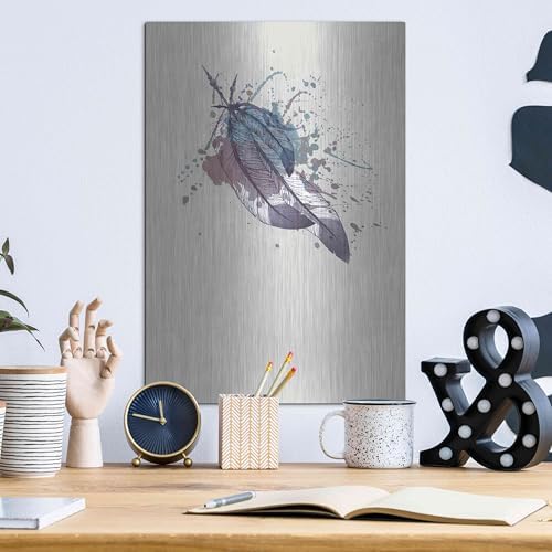 Eagle Feather II Metal Wall Art 12x16