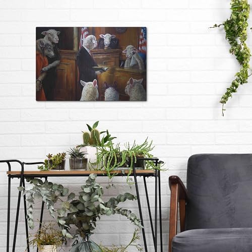 Eyewitness Metal Wall Art by Lucia Heffernan 16x12