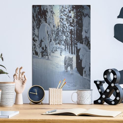 Silent Steps Metal Wall Art by Ron Parker 12x16