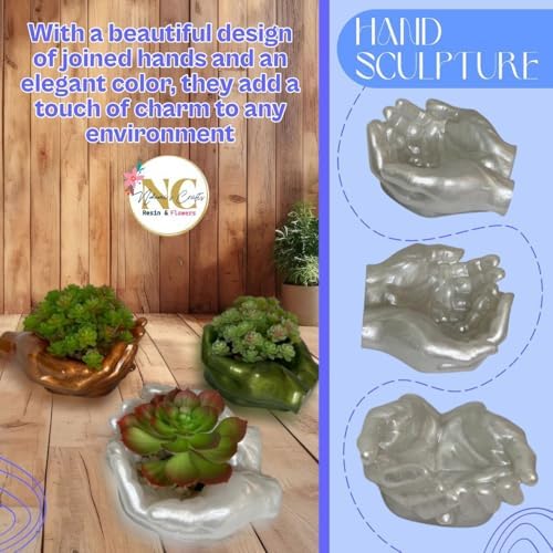 Decor Hand Sculpture Resin Boho Hands for Home Decor