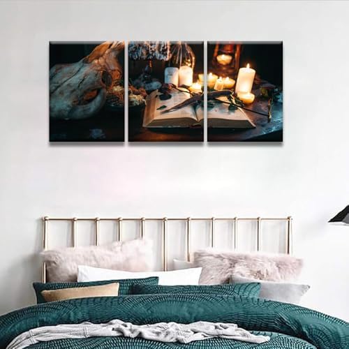 LSIUHWUWI 3 Panels Canvas Print Art Set