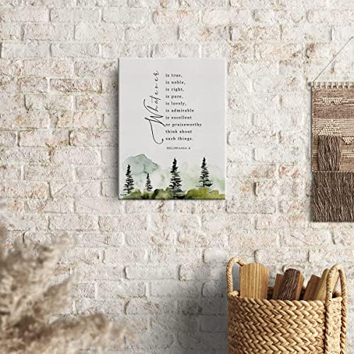 Bible Verse Art Print 12x15 Framed Wall Decor