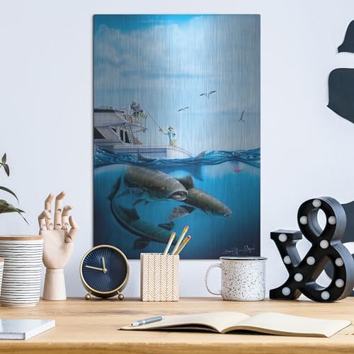 Cobia Quest Metal Wall Art 12x16