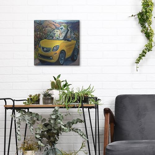 Fully Charged Metal Wall Art 12x12