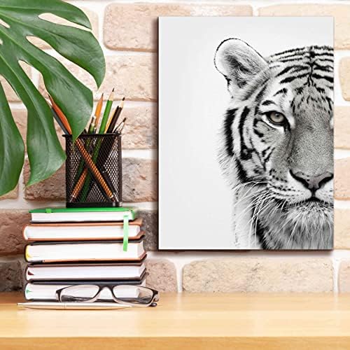 White Tiger Giclee Canvas Wall Art by Design Fabrikken
