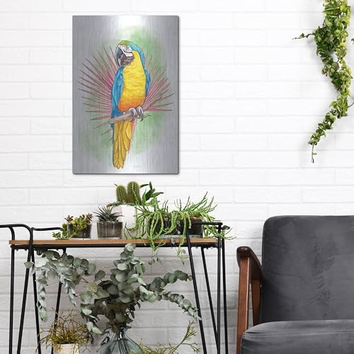 Tropical Flair 1 Metal Wall Art by Mary Urban
