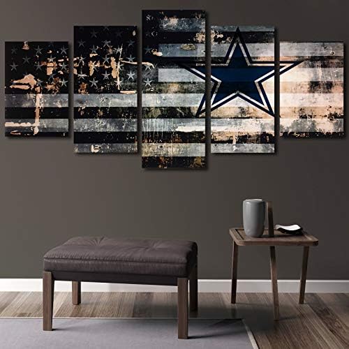 Dallas Cowboys Football Poster Wall Art Set