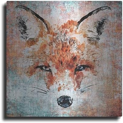 Red Fox 3 Metal Wall Art by Irena Orlov
