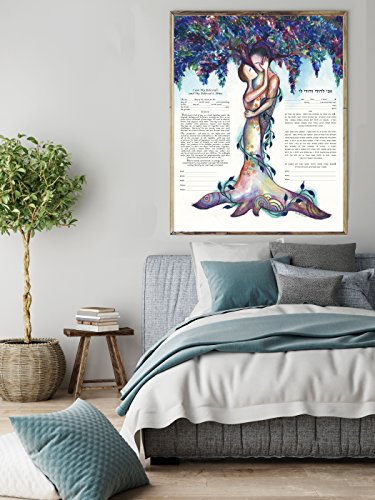 Love Tree 3 Ketubah Jewish Marriage Document