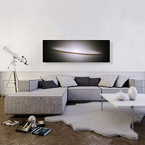 ARTCANVAS Galaxy Hubble Telescope Messier 104 Canvas Art Print Stretched Framed Wall Decor 48 x 16