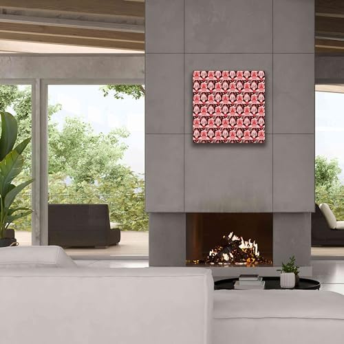 Love A Bull Pattern 1 by Dean Russo Giclee Canvas Art 26x26