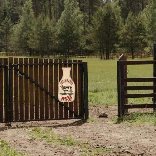 Globleland Fresh Farm Milk Vintage Metal Tin Sign 106x54inch