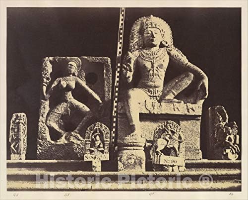 Historic Pictoric Photo Print - Linnaeus Tripe Sculptures 30x24 Wall Art