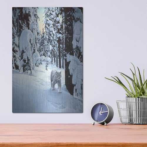Silent Steps Metal Wall Art by Ron Parker 12x16