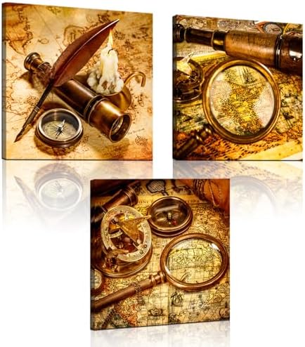 Biuteawal Vintage Canvas Wall Art Prints