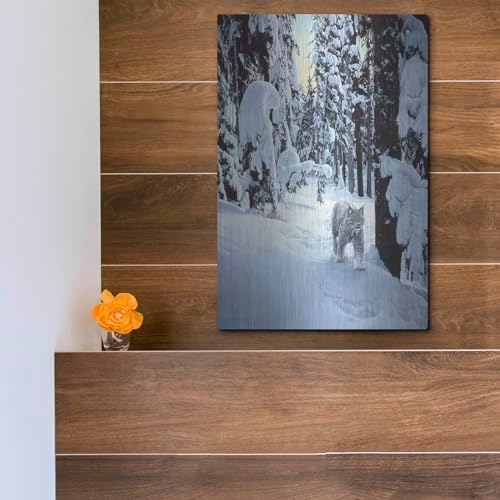 Silent Steps Metal Wall Art by Ron Parker 12x16